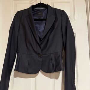 Banana Republic Black Blazer Tailored Suit Jacket